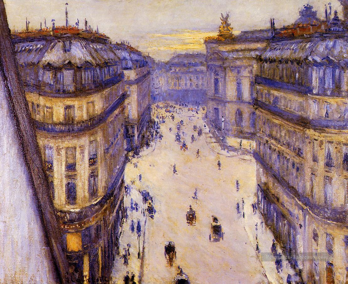 Rue Halevy vue du sixième étage Gustave Caillebotte Peintures à l'huile